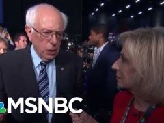 Bernie Sanders Post Debate Interview