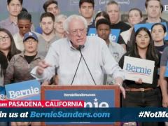 Bernie Sanders Campaign Rally in Pasadena, California