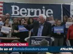 Bernie Sanders Campaign Rally In Dubuque, Iowa