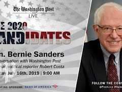 Bernie Sanders Washington Post Live Interview