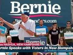 Bernie Sanders Town Hall in Nashua, New Hampshire