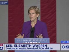 Elizabeth Warren Campaign Rally in Washington Square Park