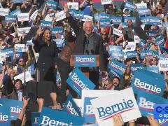 Bernie Sanders Campaign Rally in Long Island City, New York