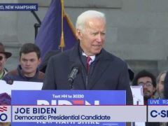 Joe Biden New Hampshire State House Rally