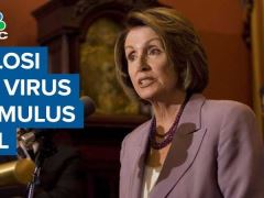 Nancy Pelosi CNBC Interview On Coronavirus Stimulus Bill