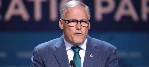 Gov Jay Inslee speaking at the 2019 California Democratic Party State Convention, 6/1/19.