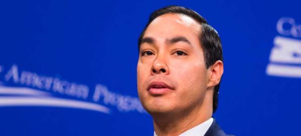 Julian Castro speaking at an event hosted by the Center for American Progress.