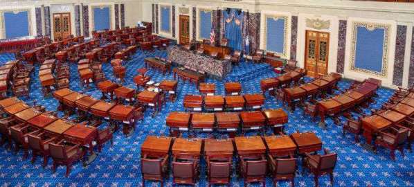 The United States Senate chamber.