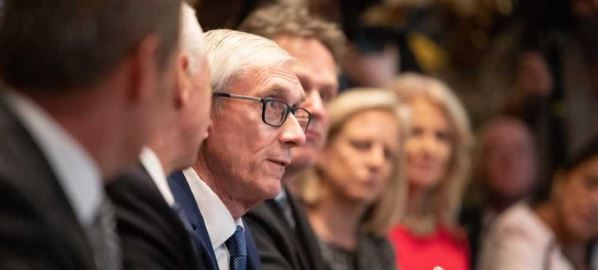 Wisconsin Gov. Tony Evers in White House Cabinet Room, 12/13/2018.