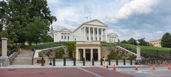 Virginia State Capitol in Richmond, VA. 